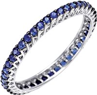 Anello Bliss Donna in Oro bianco Zaffiro 0.49 Ct 20063211 - 20063211